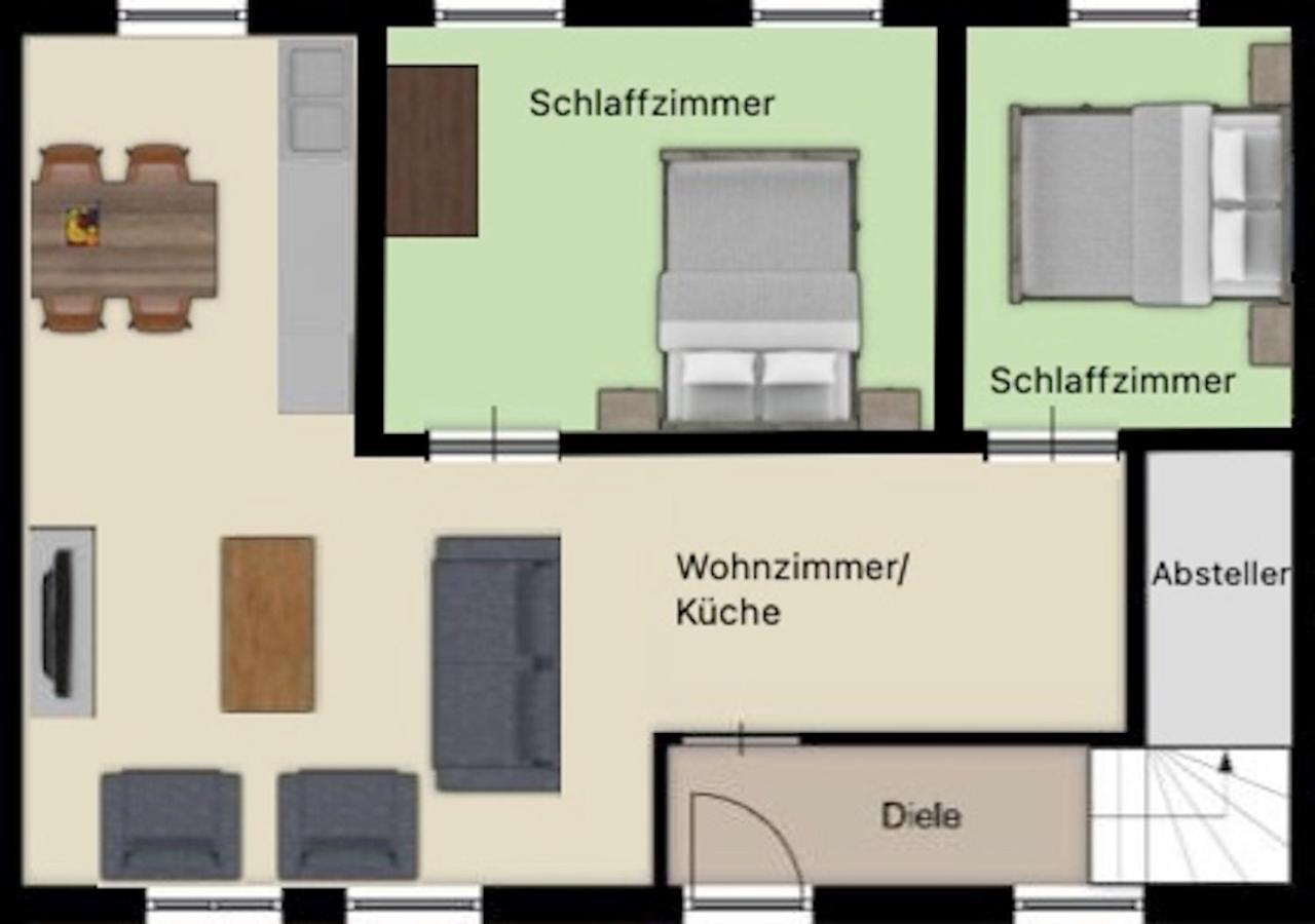 Aeuchen Am Rosenthal Apartman Monschau Szoba fotó