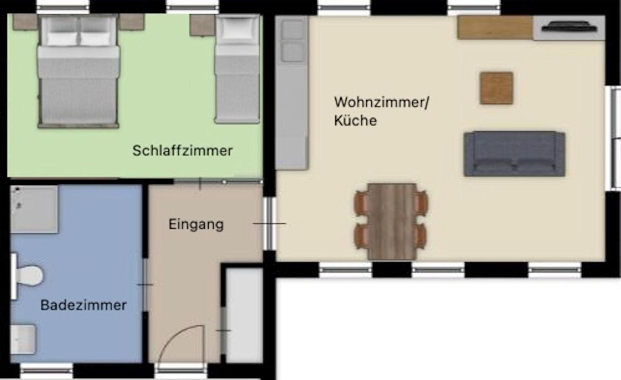 Aeuchen Am Rosenthal Apartman Monschau Szoba fotó